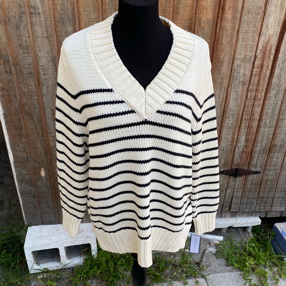 Goodnight Macaroon Sweaters - NWT GOODNIGHT MACAROON  knitted striped sweater